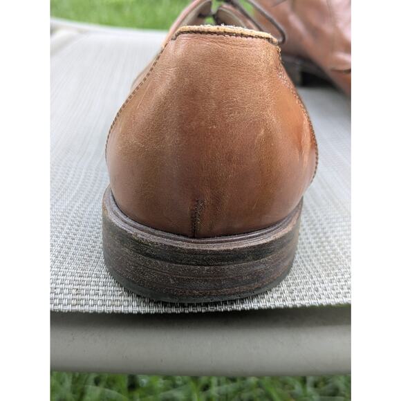 BALLY Men\'s Loafers/Lace Up Dress Shoes Size 10 Brown Light Weight Garfield main image 8
